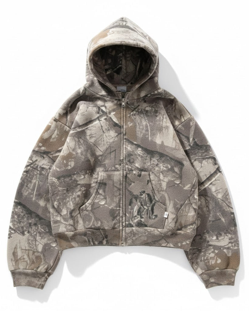 Boulder Camo Zip-up